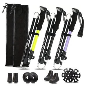 Ultralight Aluminum Alloy Folding Trekking Pole