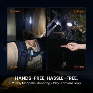 Mini 1000LM 3 in 1 Flashlight - Thumbnail Image 3