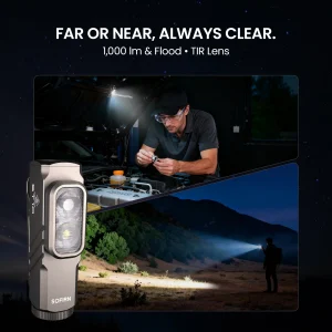 Mini 1000LM 3 in 1 Flashlight - Thumbnail Image 5