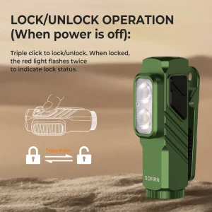 Mini 1000LM 3 in 1 Flashlight - Thumbnail Image 2