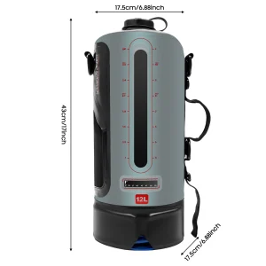 12L Portable Solar Camping Shower