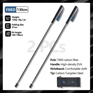 Lightweight Carbon Fiber Walking Sticks Collapsible