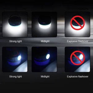 Solar Camping Light, USB chargeable with Remote - Thumbnail Image 6