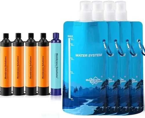 Water Filtration System, Water Filters & Collapsible Bottles - Image 1