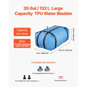 Water Storage Bag Portable & Collapsible - Thumbnail Image 3