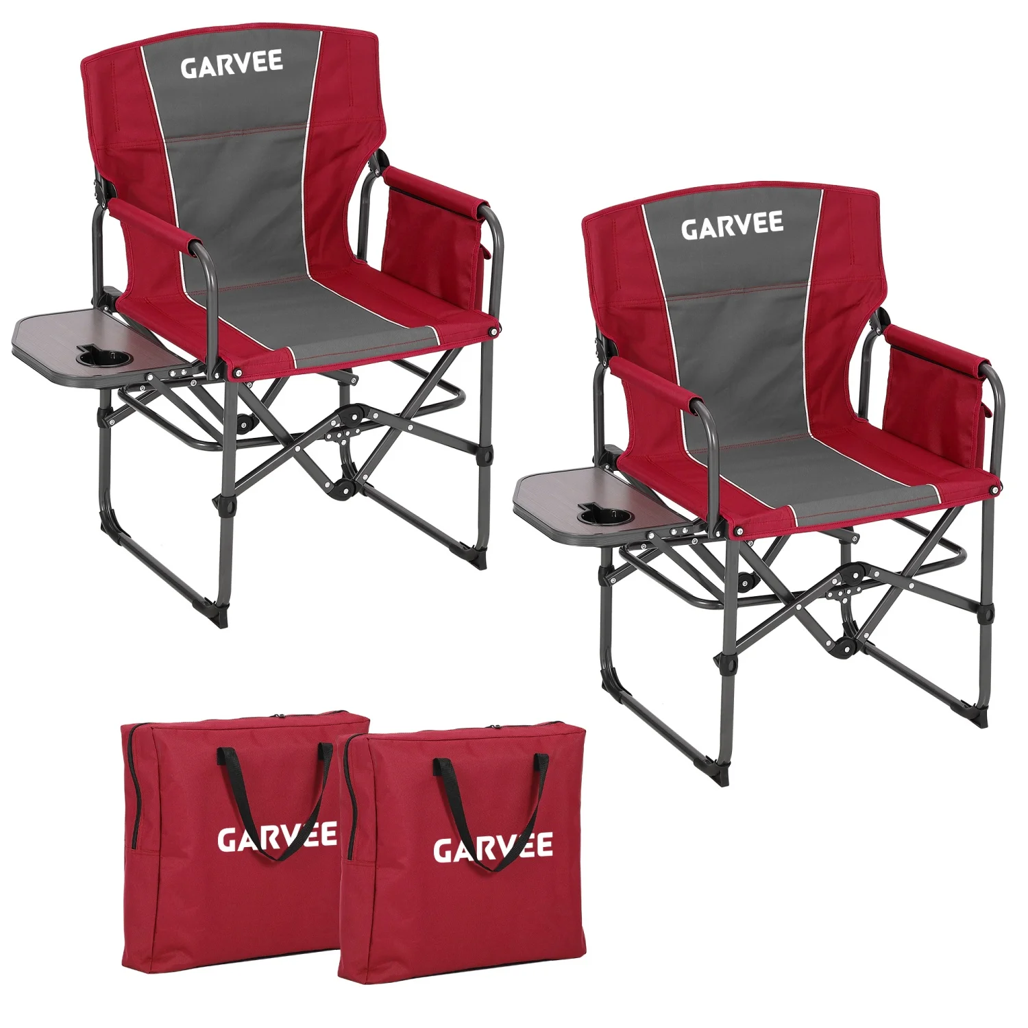 Oversized Heavy Duty Folding Directors Chair - Image 2
