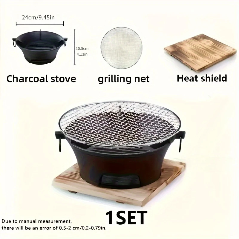 Cast Iron Oven Fireplace Charcoal And Alcohol Stove - Image 6
