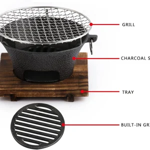 Cast Iron Oven Fireplace Charcoal And Alcohol Stove - Thumbnail Image 7