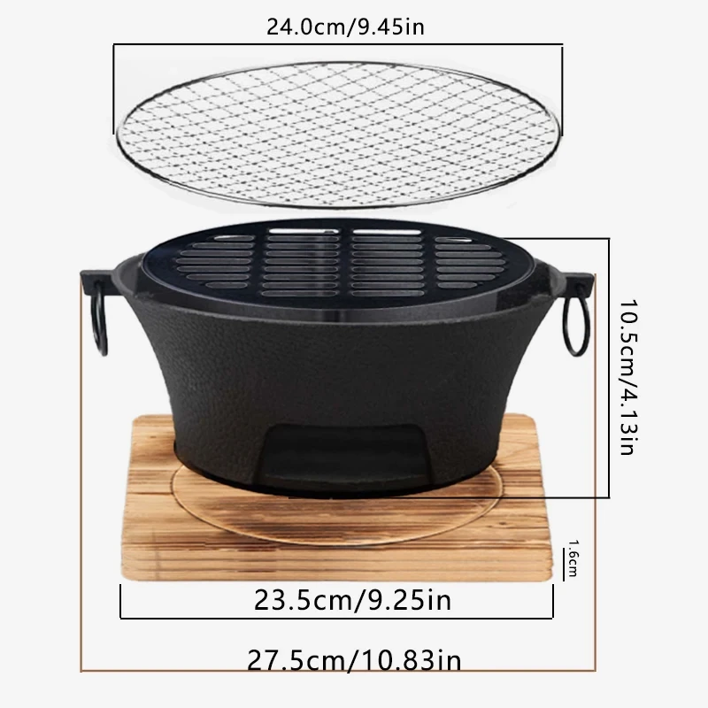 Cast Iron Oven Fireplace Charcoal And Alcohol Stove - Image 4