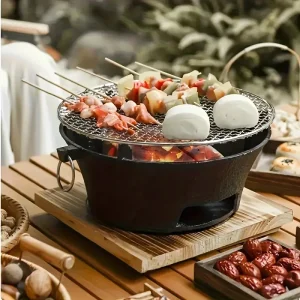 Cast Iron Oven Fireplace Charcoal And Alcohol Stove - Thumbnail Image 2